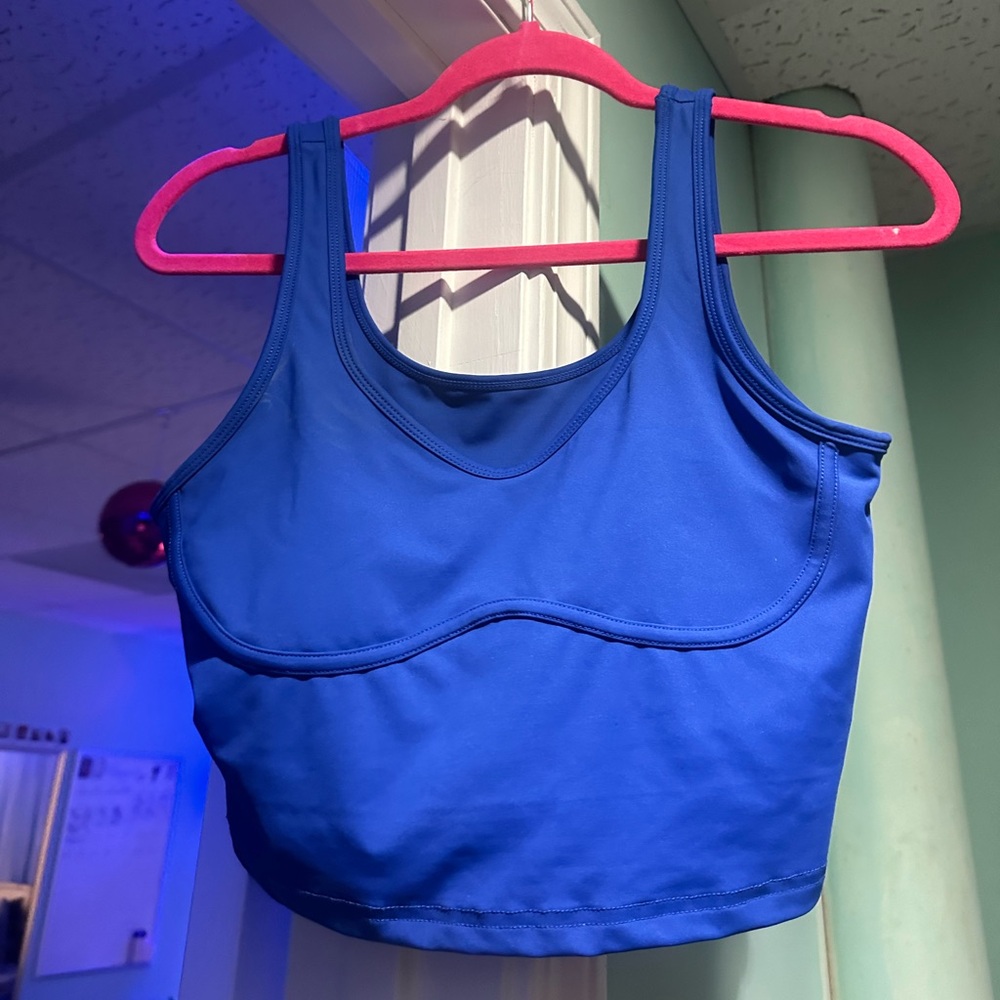 Blue Gold Hinge Top